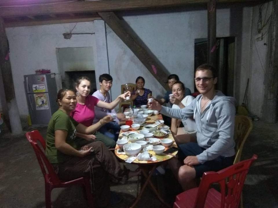 Homestay Mr Thien Bac Ha  Exteriör bild